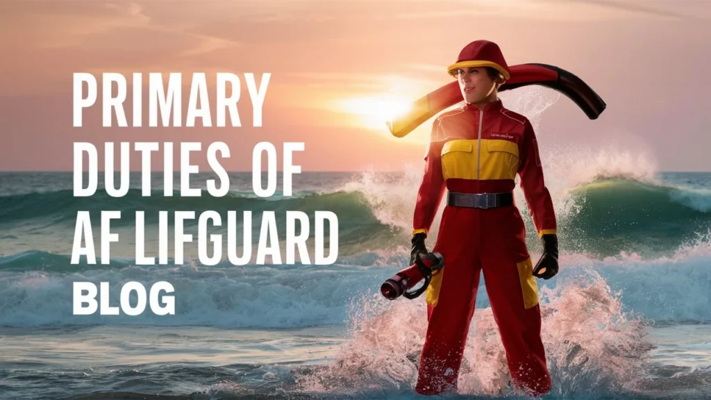 Primary Duties of a Lifeguard